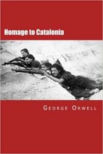 HOMAGE TO CATALONIA, GEORGE ORWELL, BOOK COVER, SPANISH CIVIL WAR, HISTORY