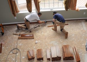 HOME RENOVATION, INSTALLING HARDWOOD FLOOR, SCOTT LEWIS, COVER DESIGNER