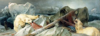MAN PROPOSES GOD DISPOSES, PAINTING, EDWIN HENRY LANDSEER, ARCTIC EXPLORATION, FRANKLIN EXPEDITION, THE TERROR, CANADIAN HISTORY