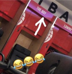 DRAKE, TORONTO RAPTORS LOCKER ROOM